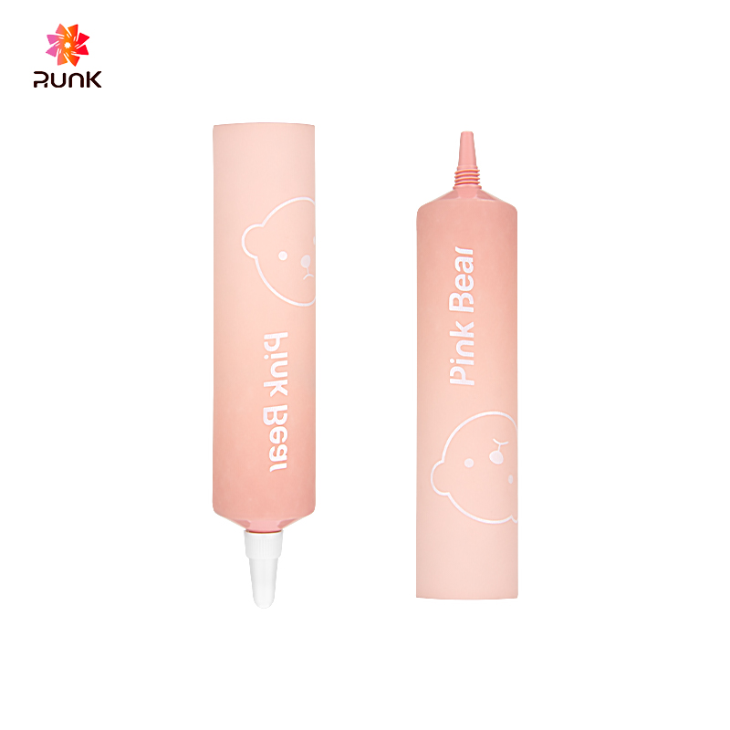 Long nozzle tip pink tube packaging