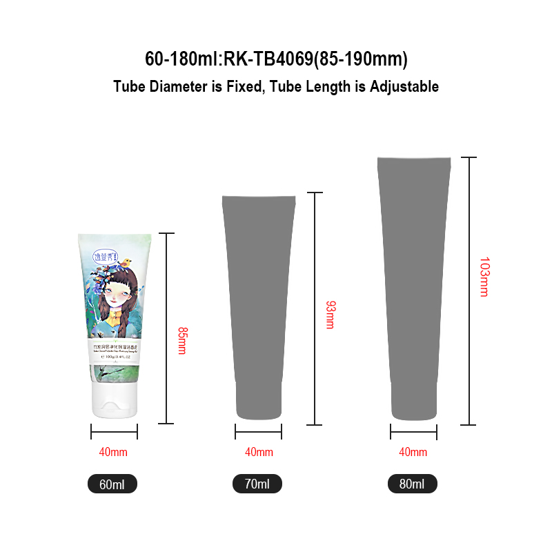 hand cream facial cleanser soft tube 