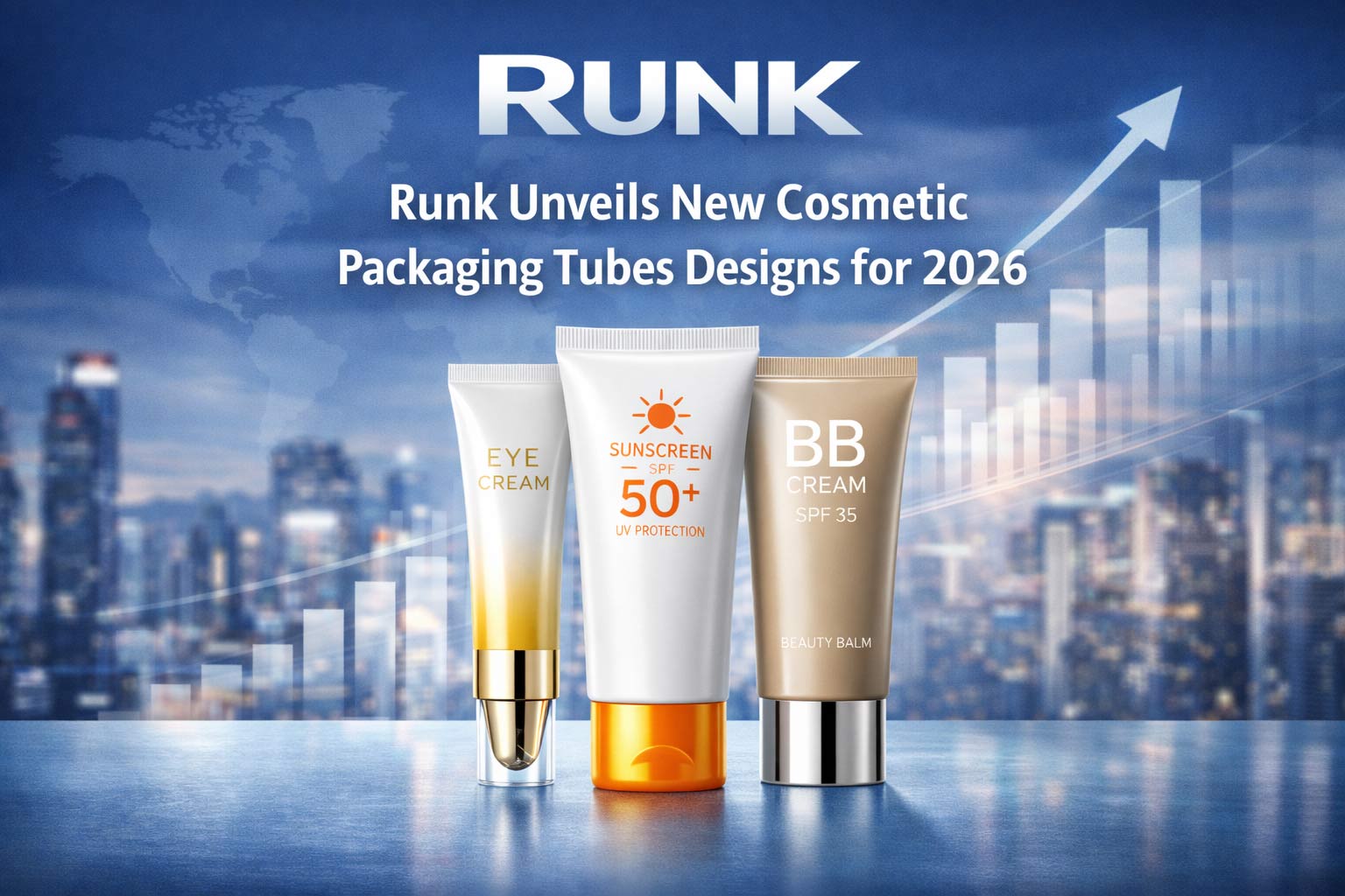 Runk presenta nuevos diseños de tubos para envases cosméticos para 2026