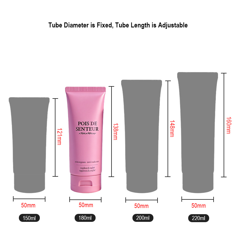 Runk cosmetic tube size