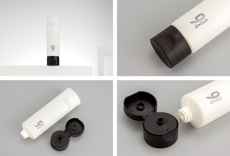 Round Angled Flip Top Tube