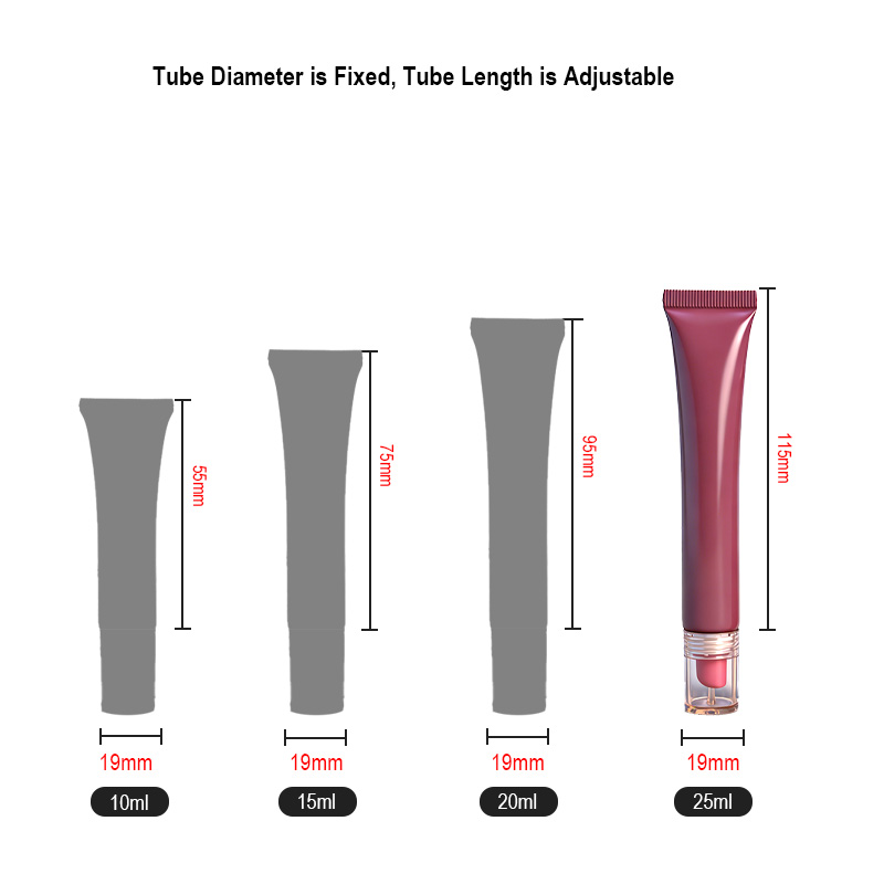 Runk cosmetic tube size