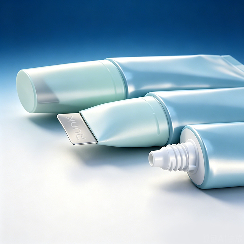 facial skincare squeeze tubes