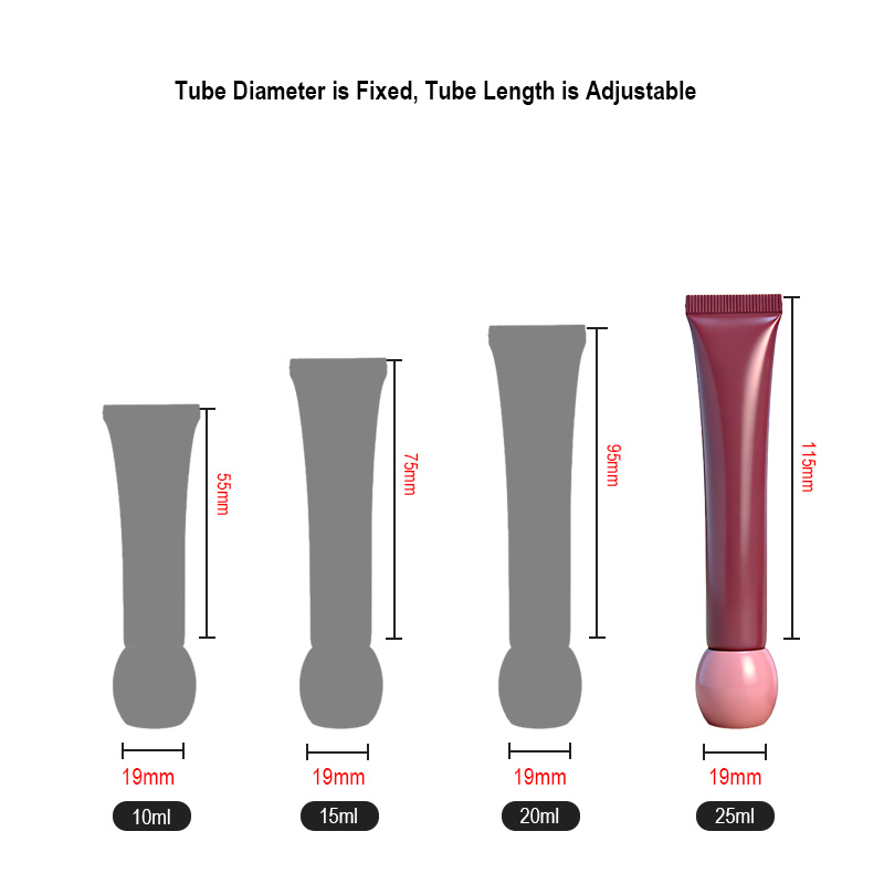 Runk cosmetic tube size