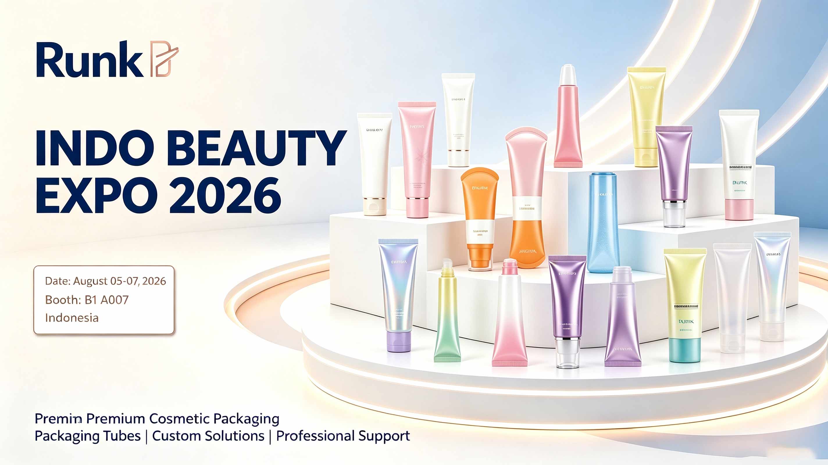 Runk exhibirá sus productos en la INDO BEAUTY EXPO 2026 en Indonesia.