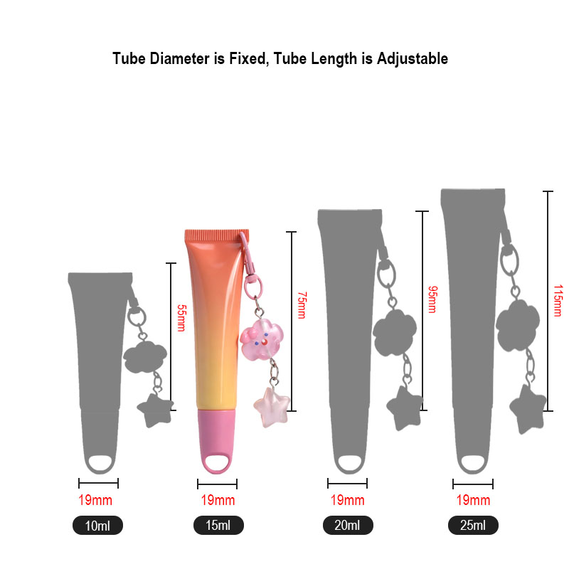 Runk cosmetic tube size