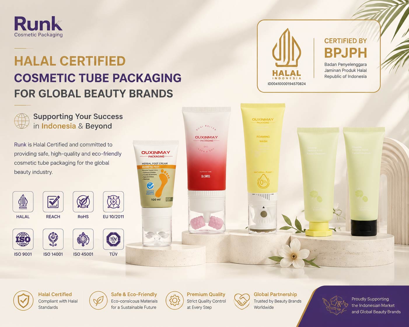 ¿Por qué elegir proveedores de envases cosméticos con certificación Halal para el mercado de belleza indonesio?