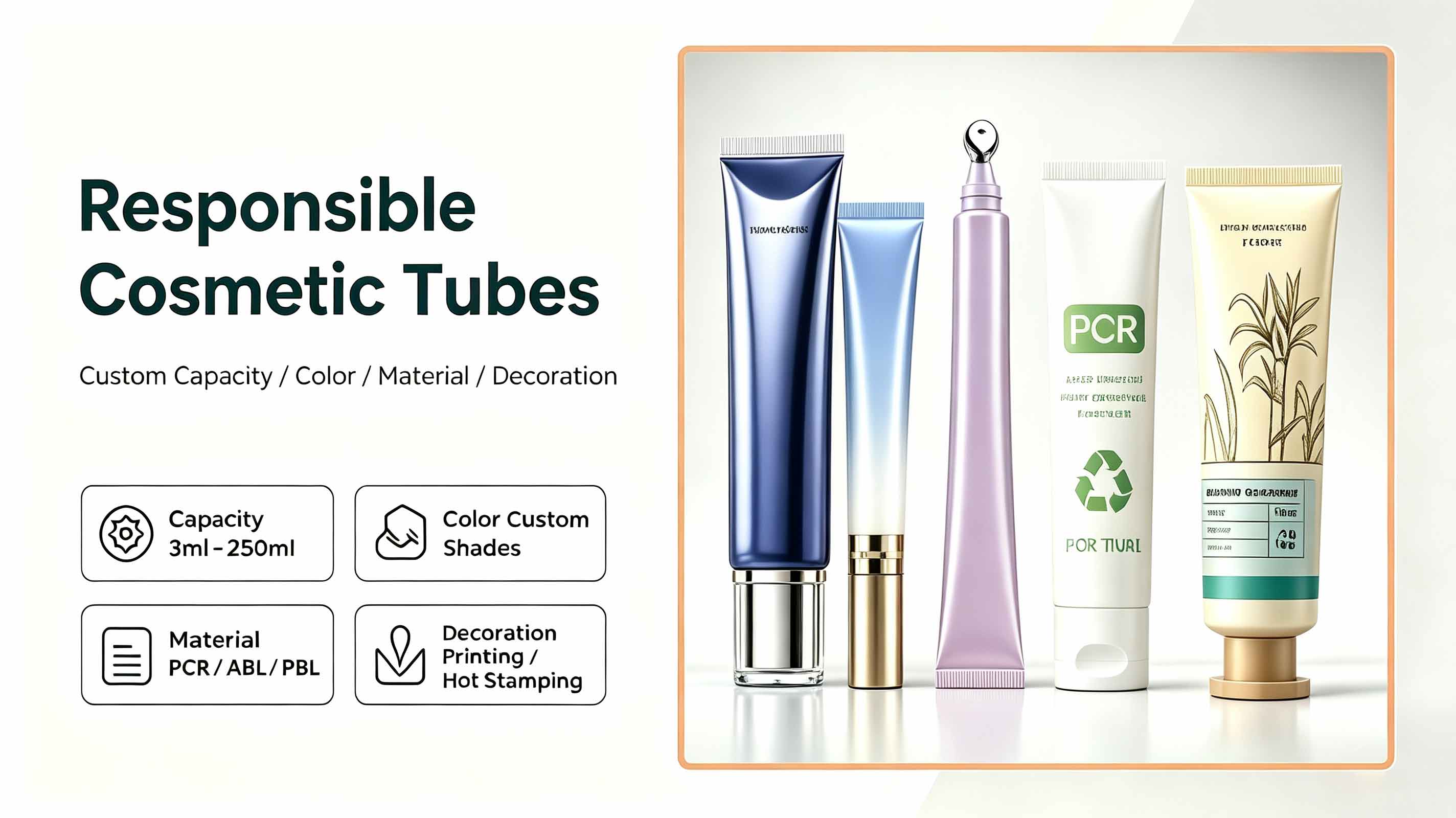 Innovando en el diseño de envases de cosméticos responsables para la industria de la belleza.