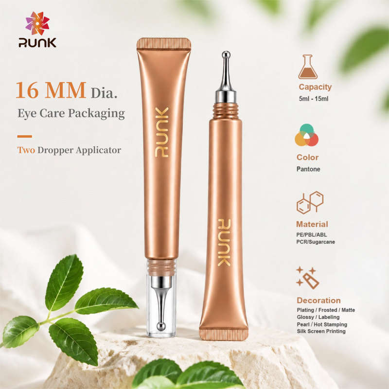 Metal Applicator Cosmetic Tube