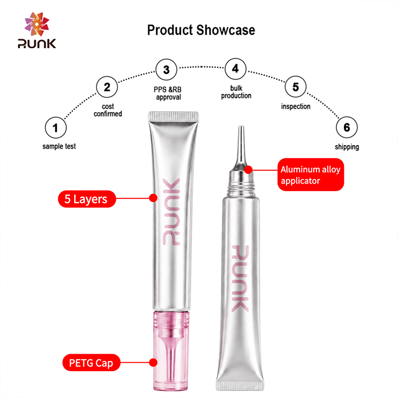 Runk cosmetic tube metarial