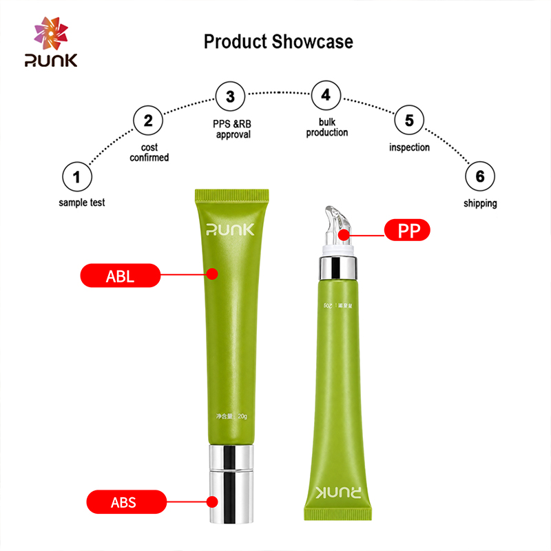 Runk cosmetic tube metarial Runk cosmetic tube metarial